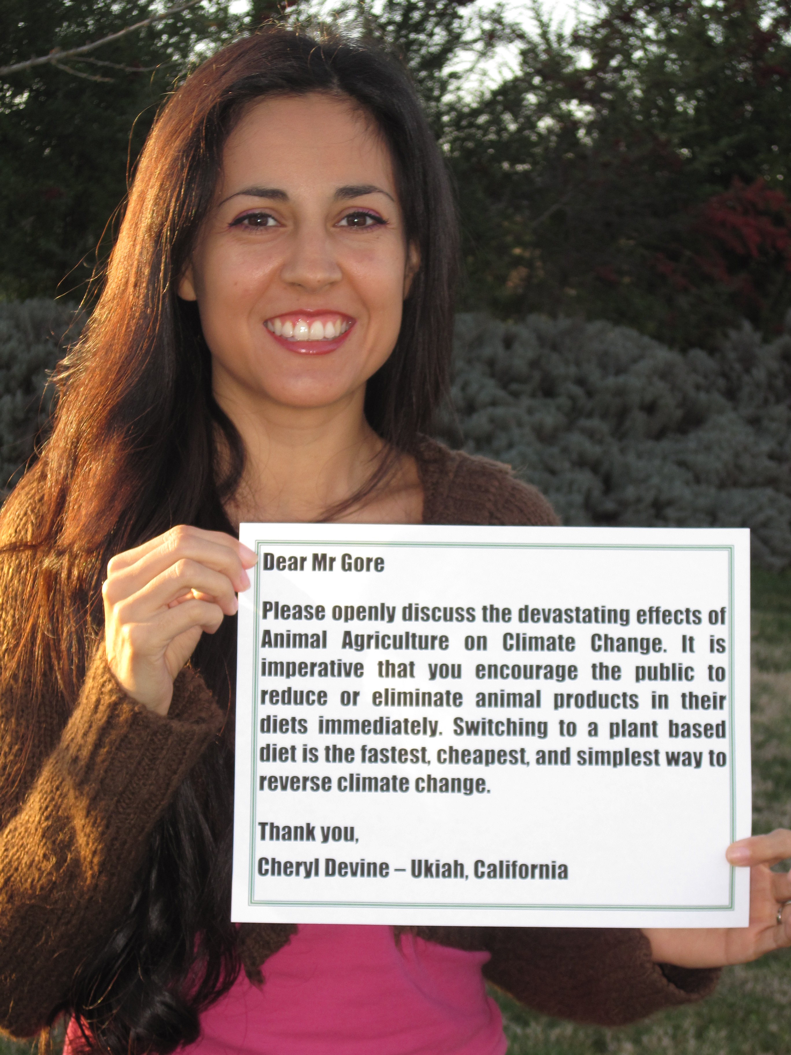 Operation Missing Link Photo Petition to Al Gore.